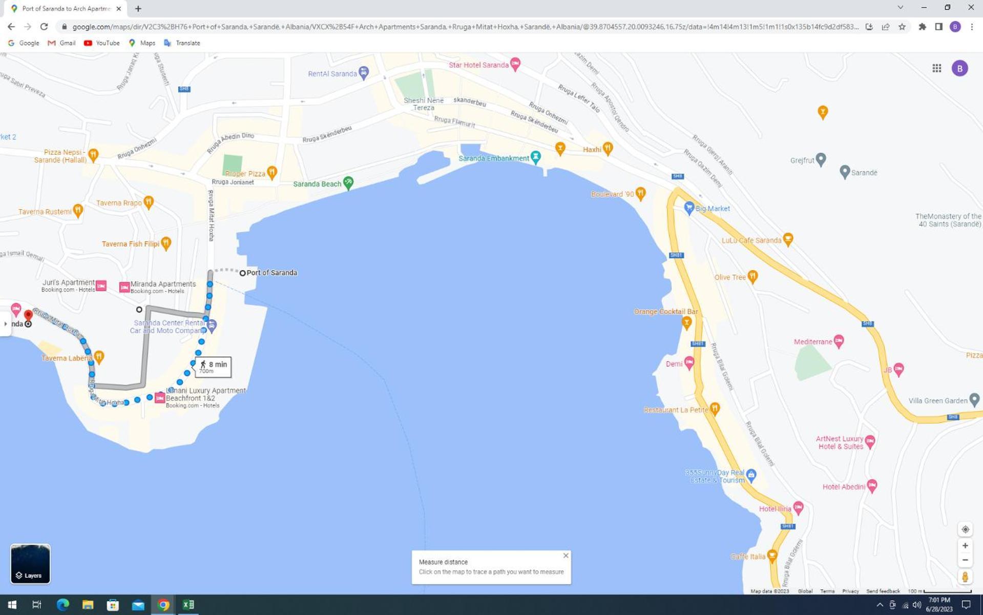 Duka Apts Саранда Экстерьер фото